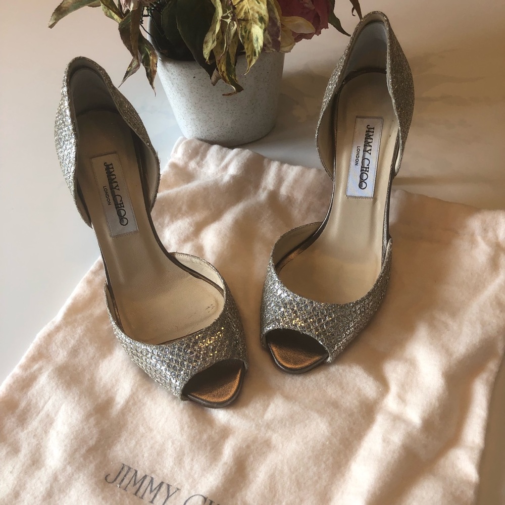 Size 35 Jimmy Choo Logan D’Orsay heels.
